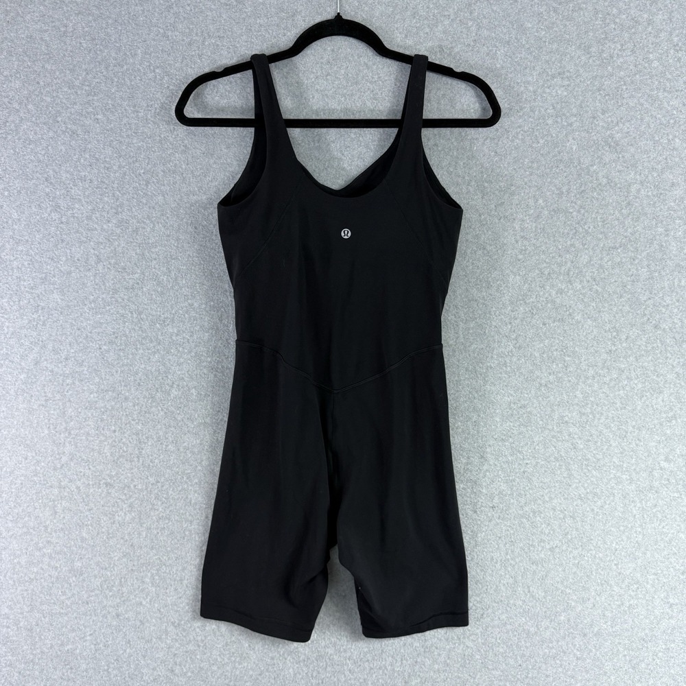 Lululemon Align Bodysuit 8" Inseam, Size 6 In Black - Picture 4 of 8